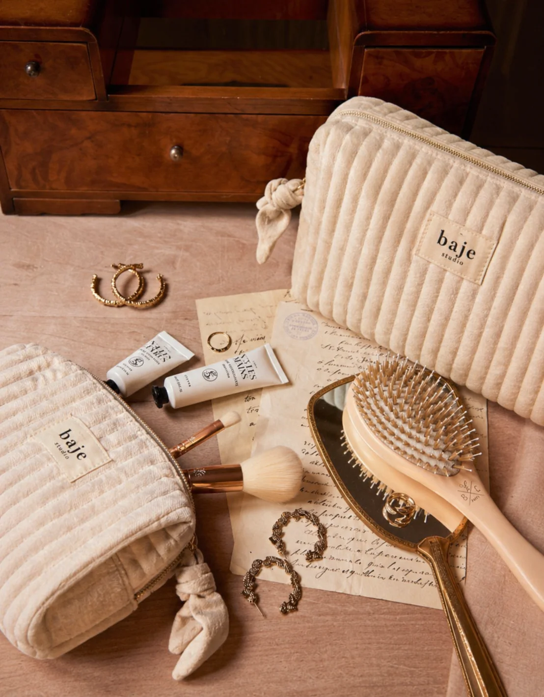 Molly washbag | Creme oat - Image 3